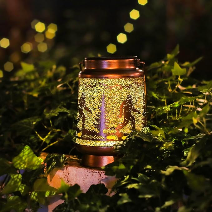 Bigfoot Solar Lanterns Outdoor Waterproof Hanging Solar Lights Big Foot - Image 2