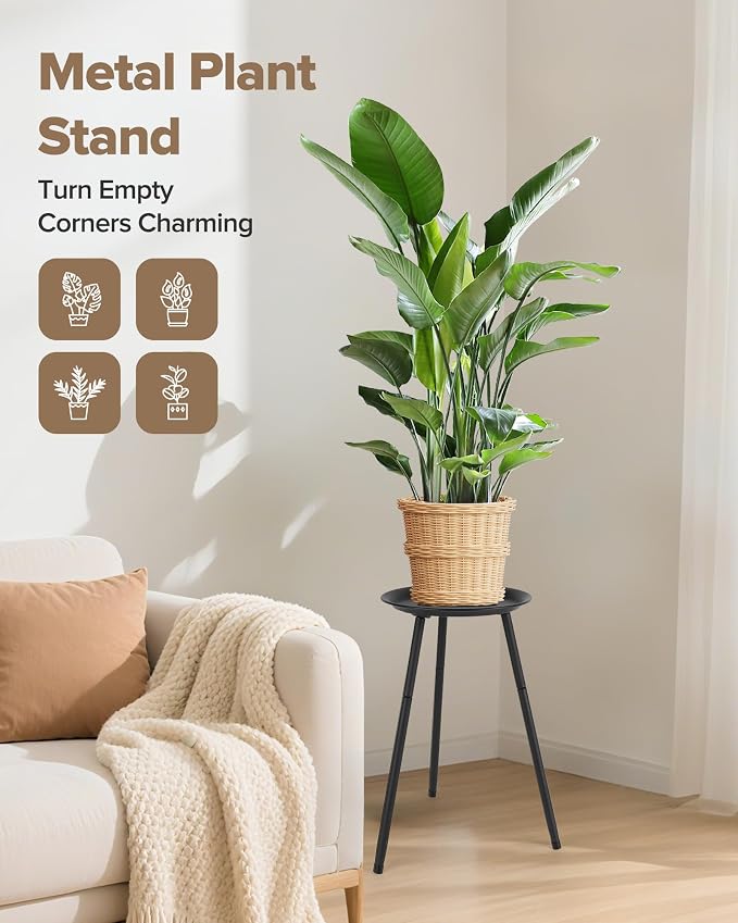 Tall Plant Stand Indoor, Metal Mid Century Indoor Plant Stands, Adjustable - Image 3