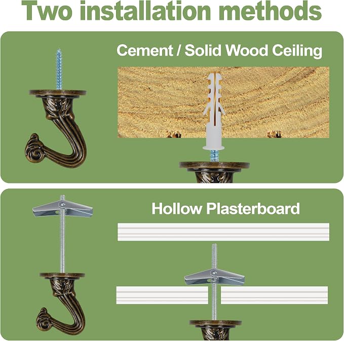 Ceiling Swag Hook Sets - Image 3