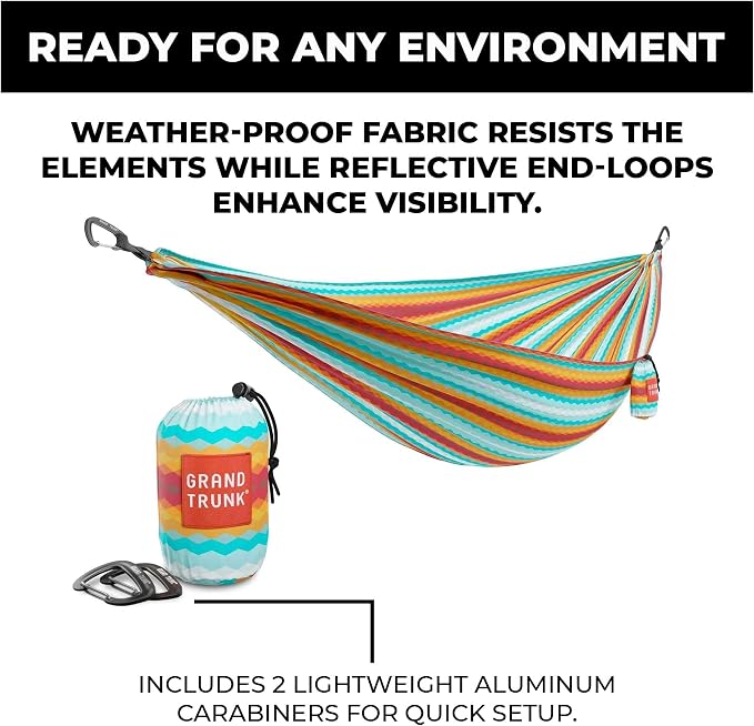 GRAND TRUNK TrunkTech Double Hammock | Ultra-Strong & Lightweight | 11 ft - Image 3