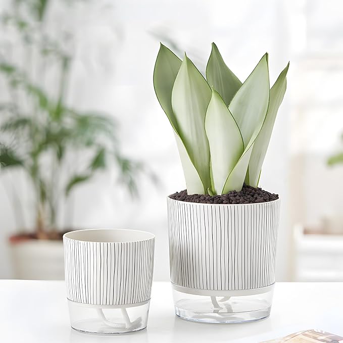 5 Pack Self Watering Pots for Indoor Plants, Easy-Care Pots for African Violet - Image 6