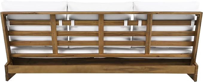 Christopher Knight Home Wicos Modern Acacia Wood Outdoor Sofa - Image 8
