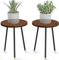 Plant Stand Indoor 2 Pack: Adjustable Wood 16 Inch Plant Stand by SAKSUNFORYOU