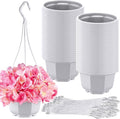 Roshtia 50 Pcs 5.9 inch Plastic Hanging Plant Pots by Roshtia