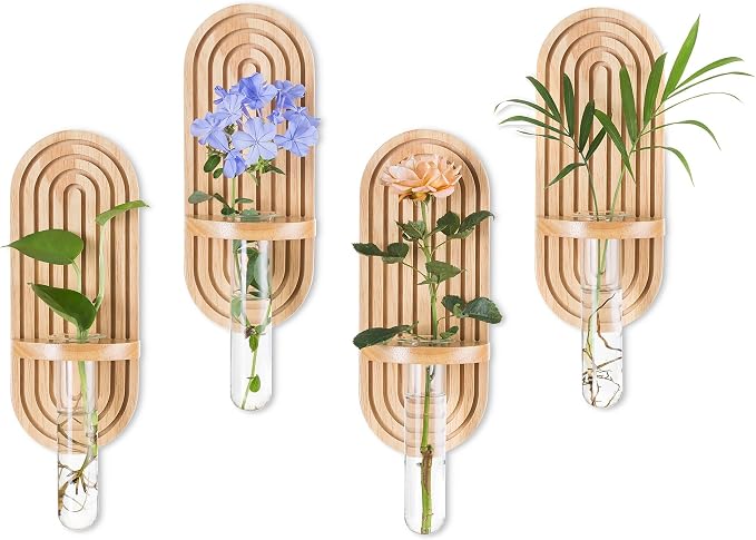 Glasseam Hanging Plant Propagation Stations: Boho Glass Wall Propagation vases by Glasseam