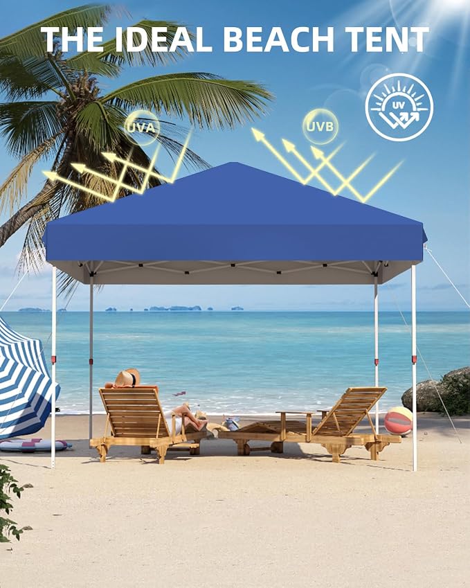Garvee 10x10 Pop Up Canopy Tent, Heavy Duty Commercial Instant Shelter - Image 2
