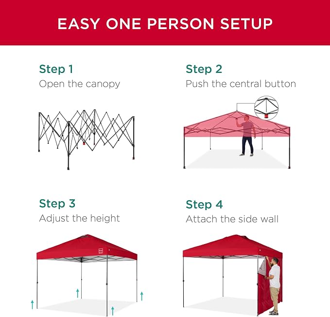 Best Choice Products 10x10ft Pop Up Canopy Tent - Image 3