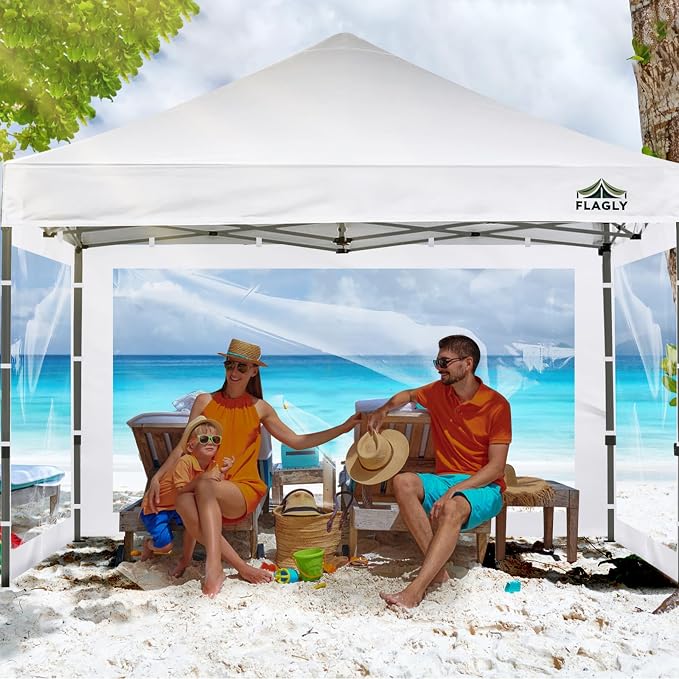 Instant Canopy Sidewalls for 10x10 Pop Up Canopy Tent, 300D Waterproof Material - Image 7