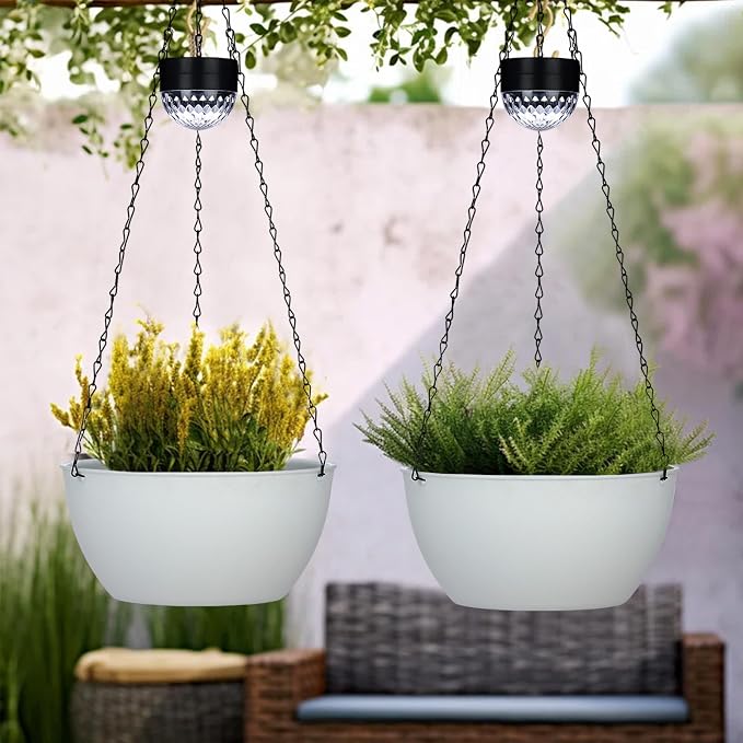 SUNNYPARK 2 Packs Hanging Planters Basket - Image 7