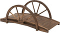 3.3ft Wooden Garden Bridge Arc Footbridge by Klaczituj