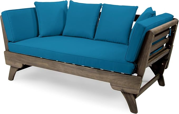 Merax Outdoor Patio Daybed Sofa, 3-Seat Sofa - Image 5