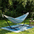 GAOMON Double Hammock with Stand, 450 lb Capacity, Adjustable Portable Hammock by GAOMON