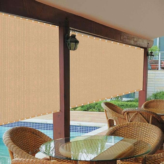 EMERIT 90% Shade Cloth Sun Shade Fabric Privacy Screen Shade Cover - Image 5