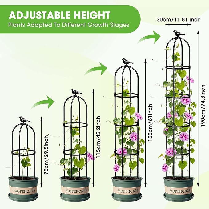2026 Updated Garden Obelisk Trellis - Image 2