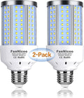 2-Pack 200W Equivalent LED Corn Light Bulb 3000 Lumen 6500K Cool White Daylight by FanNicoo
