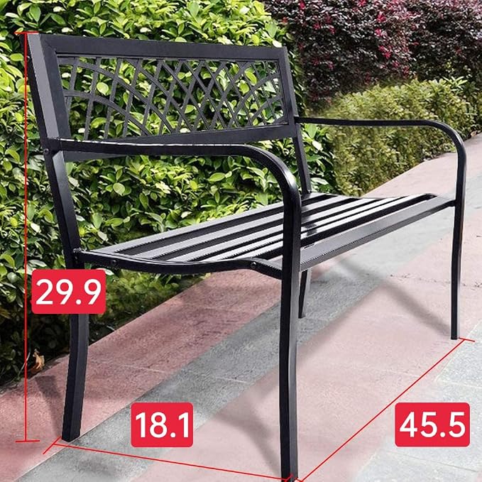 Garden Bench Outdoor Bench - Image 9