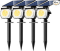 btfarm 4 Pack Solar Spot Lights Outdoor Waterproof IP65-1000LM 52 LED Solar by btfarmdecorativelighting