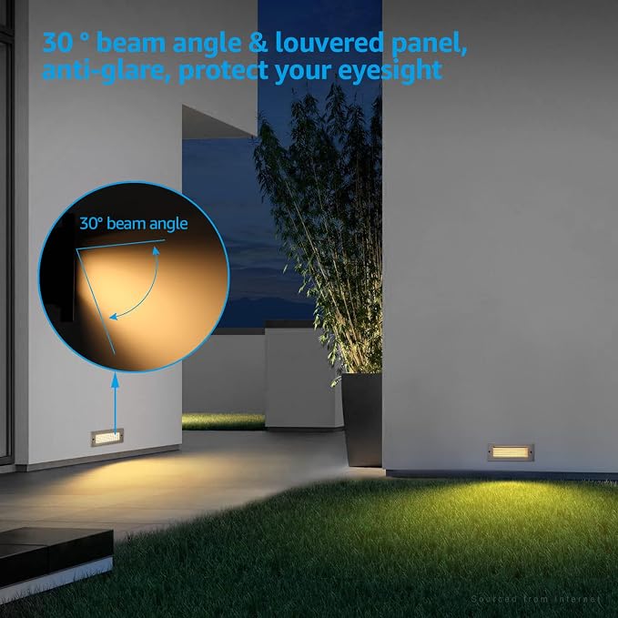 LEONLITE Update 5CCT LED Step Lights 120-277V, Dimmable 4.5W 300LM Anti-Glare - Image 5