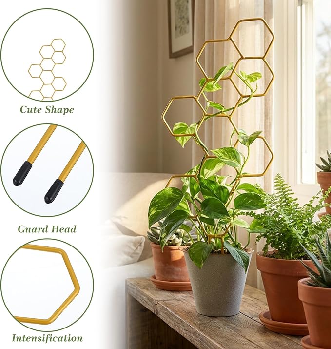 Small Trellis for Potted Plants, 14 Inch Indoor Trellis for Climbing Plants - Image 3