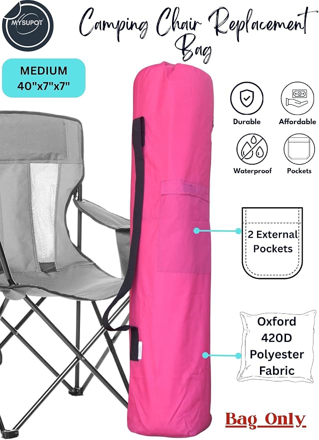 40"x7"x7" Replacement Bag for Folding Camping Chair, Camp Chairs, Yoga Mat - Image 2