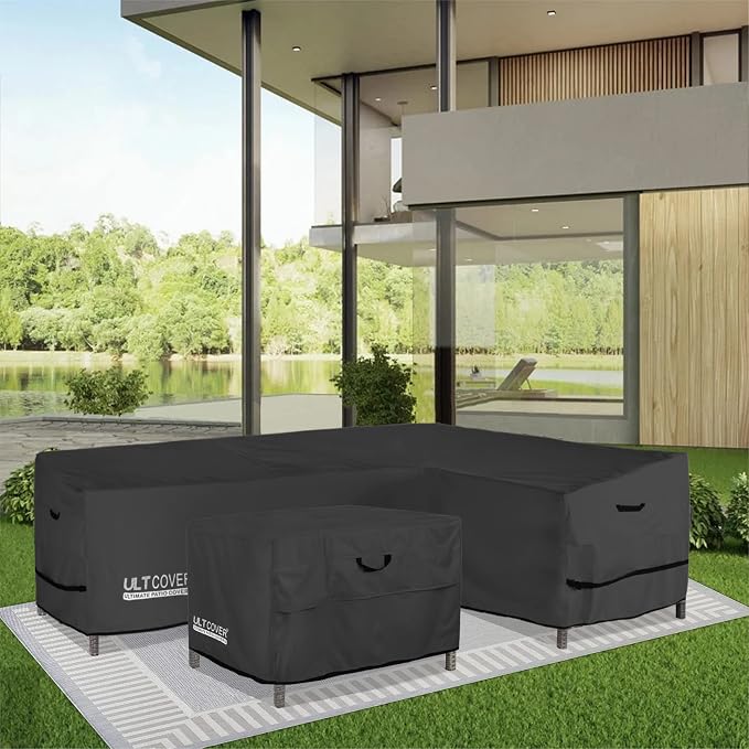 ULTCOVER Patio L-Shaped Right Facing Sofa Cover Waterproof - Image 6
