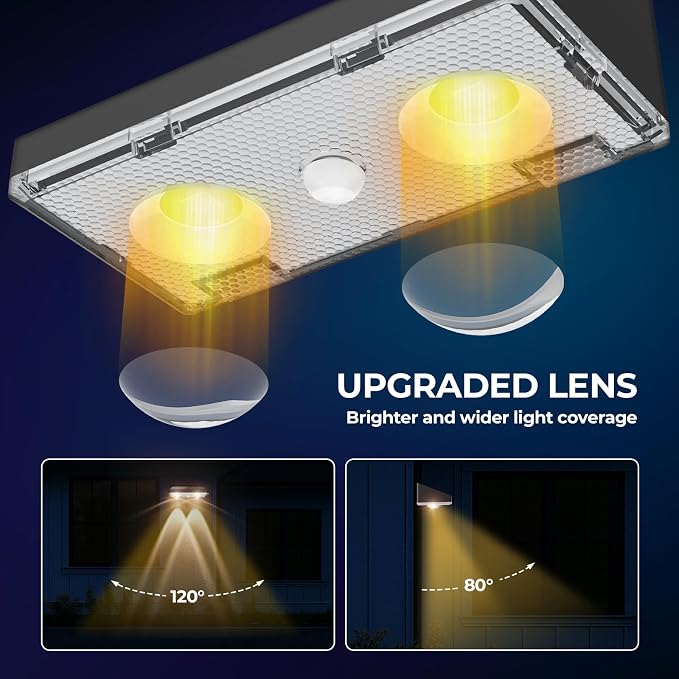 Solar Fence Lights Outdoor 8 Pack – IP65 Waterproof Wireless Solar Deck Lights - Image 5