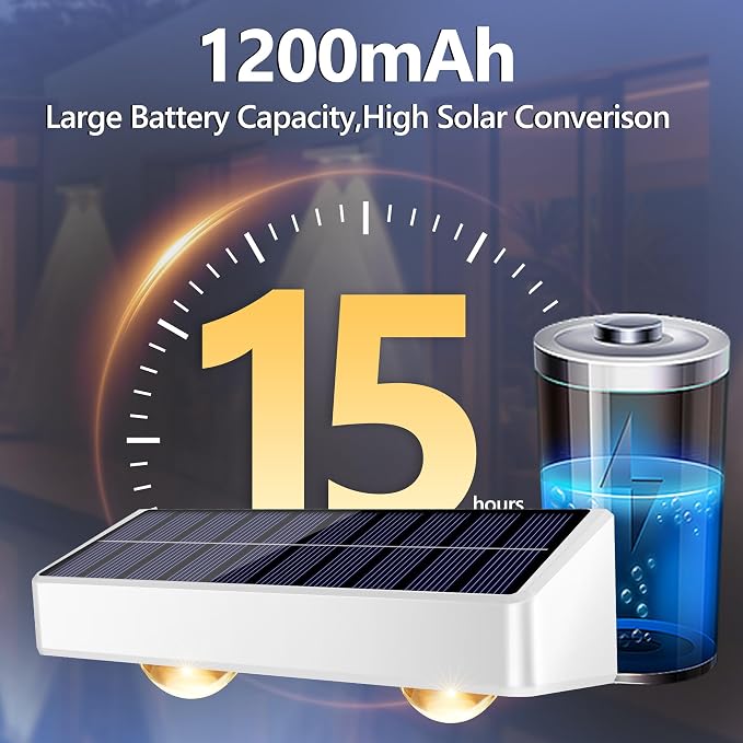 Brizled 12 Pack Outdoor Solar Fence Lights, 11 Modes & 9 Colors Color Changing - Image 7