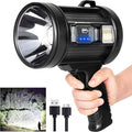 MIXILIN Rechargeable Spotlight, 000 Lumens Handheld Hunting Flashlight Led Spot by MIXILIN
