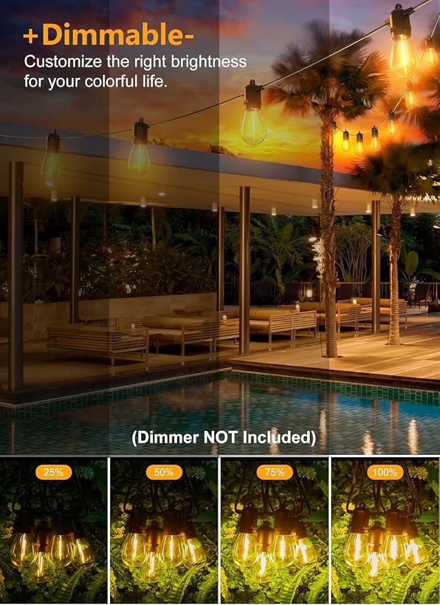 Brightown Outdoor String Lights 35FT - Image 4