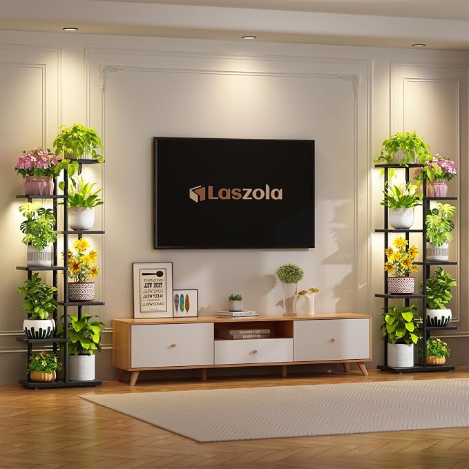 LASZOLA 6 Tier Plant Stand Indoors Outdoors - Image 7