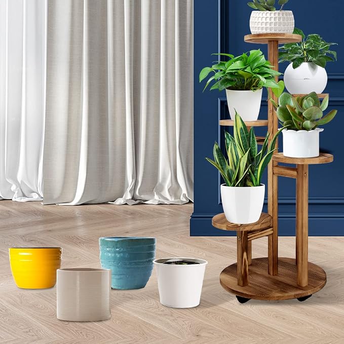 GEEBOBO 5 Tiered Tall Plant Stand - Image 7
