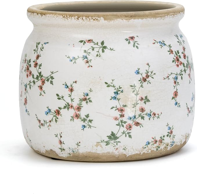 Flower Pot, Vintage Ceramic Pot by Dosayes