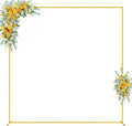 Wokceer Wedding Arch Backdrop Stand Square 8 x 8 FT Wedding Arches by Wokceer