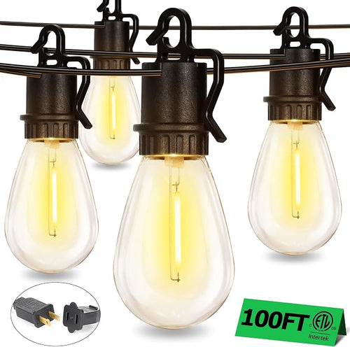 100FT Outdoor String Lights - Image 2
