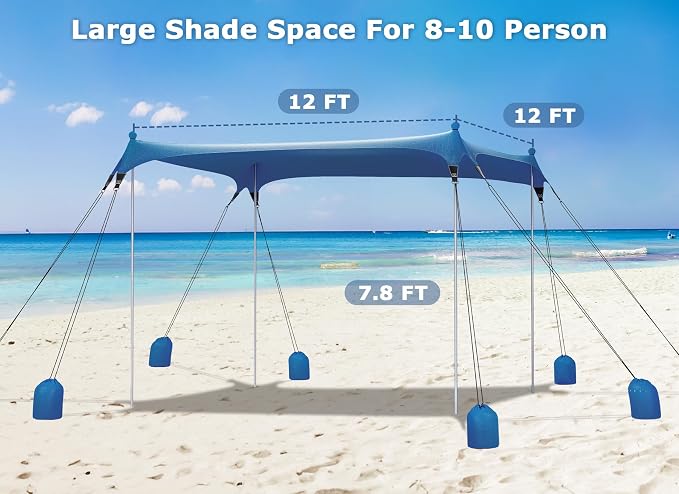 Gorich Beach Tent Sun Shelter - Image 6