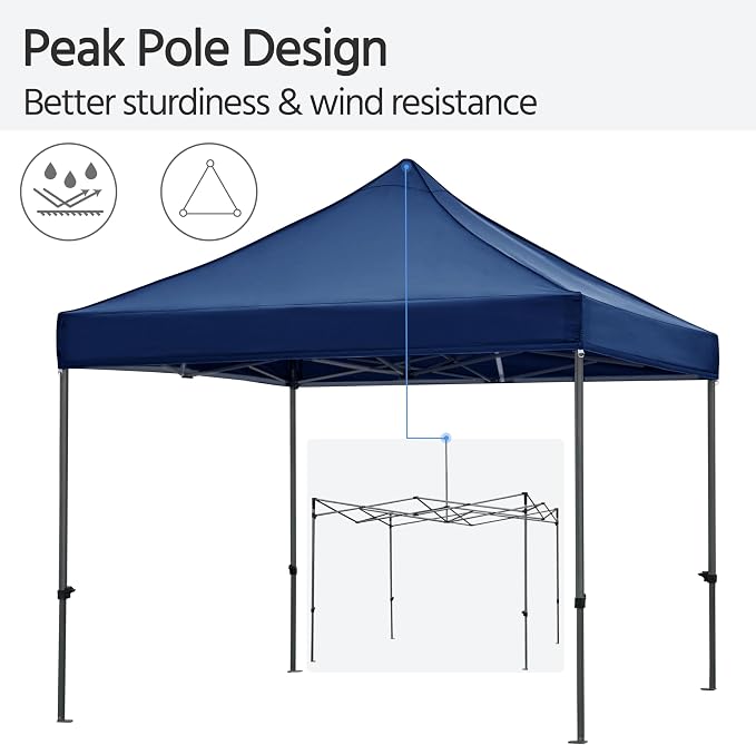 Yaheetech Canopy Tent, Commercial Instant Heavy Duty Canopy, 500D Waterproof - Image 6