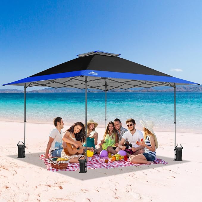 EAGLE PEAK 13x13 Straight Leg Pop Up Canopy Tent Instant Outdoor Canopy Easy - Image 8