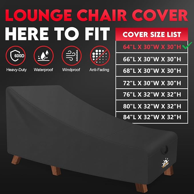Zettum Outdoor Lounge Chair Cover - Image 3