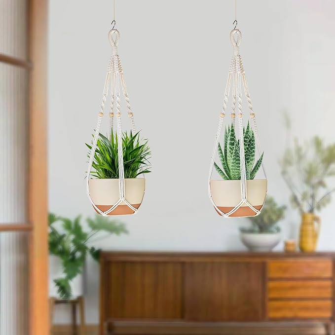 35 Inch Macrame Plant Hanger Indoor - Image 5