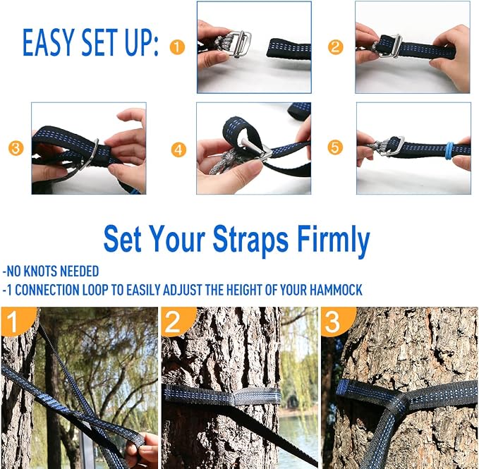 Onewind Premium 12' Camping Double Hammock - Image 6