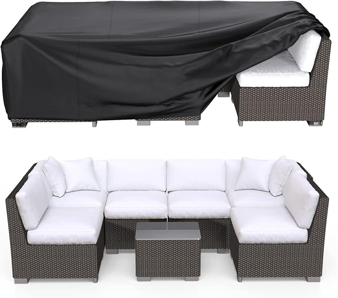 Patio Furniture Covers, Heavy Duty Outdoor Furniture Cover Waterproof, by Brosyda