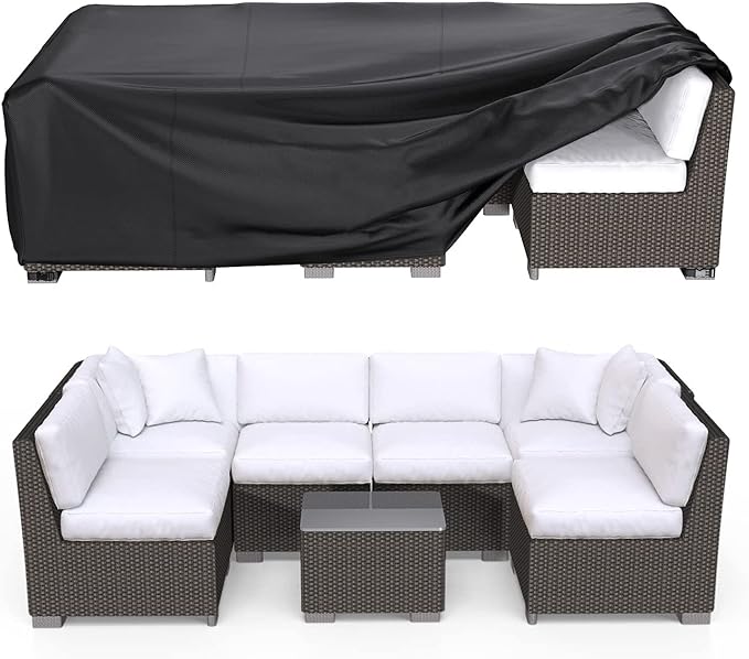 Patio Furniture Covers, Heavy Duty Outdoor Furniture Cover Waterproof, by Brosyda