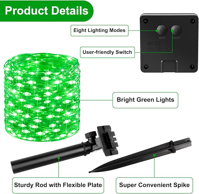 Brightever Solar String Lights, Solar Lights Outdoor Waterproof - Image 2