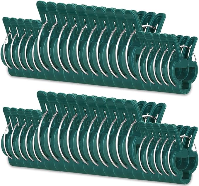 40 Pcs Plant Support Clips, Flower and Vine, Garden Tomato Plant Support Clips by Yinghezu