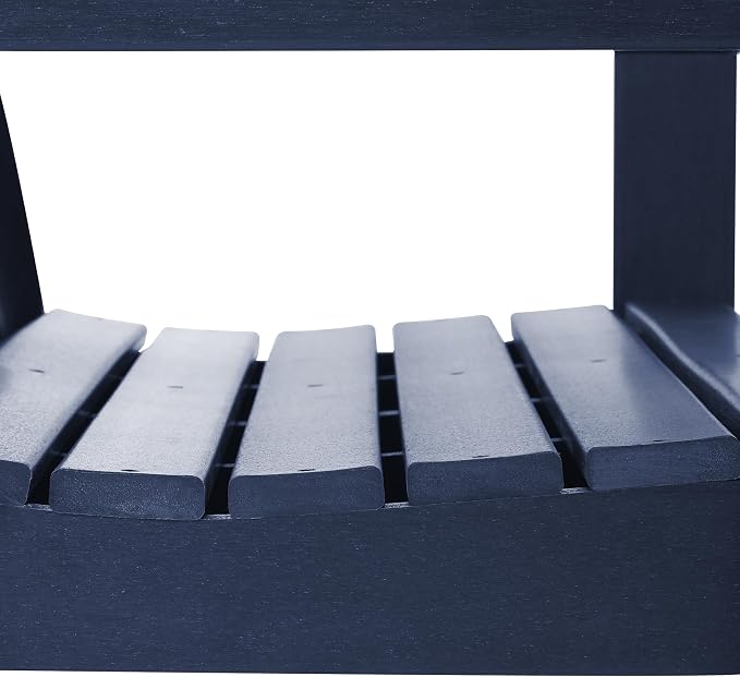 COSTAELM Paradise Outdoor Patio HDPE Hanging Front Porch Swing Bench - Image 9