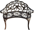 KAILI Garden Bench, Metal Aluminum Rose, Suitable by KAILI