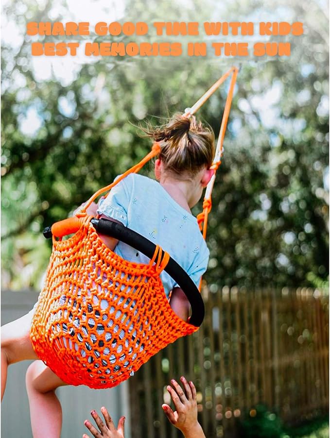 Hi-Na Kids Swing for Swing Set, Heavy Duty Rope Swings - Image 8
