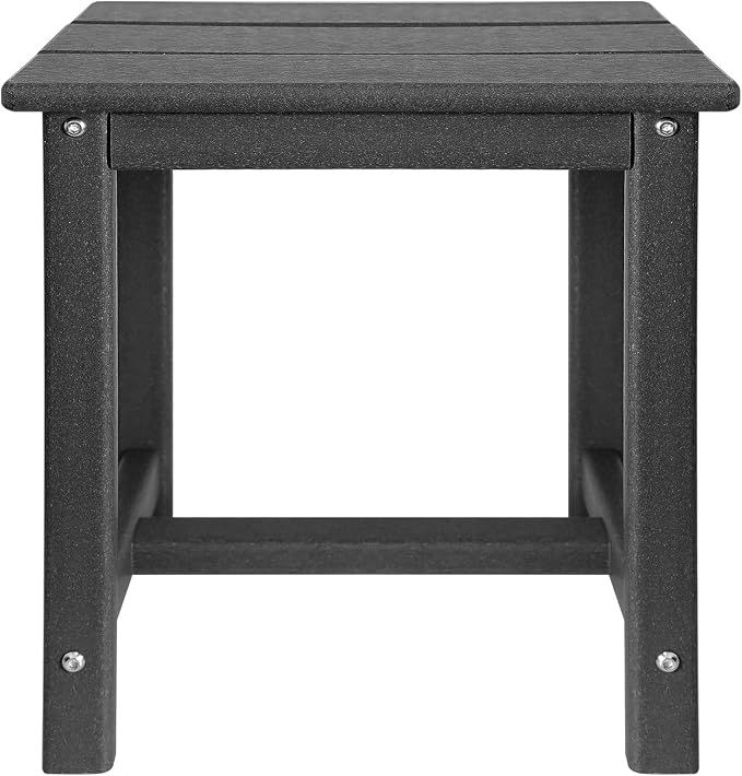 Adirondack Square Side Table, one-Tier Outdoor end Table, Patio Side Table - Image 8