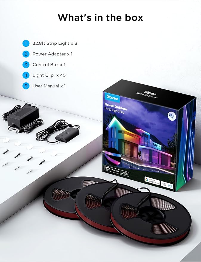 Govee Outdoor LED Strip Lights RGBIC - Image 9