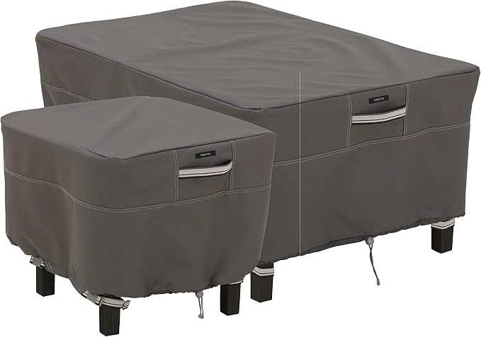 Classic Accessories Ravenna Water-Resistant 38 Inch Rectangular Patio - Image 16